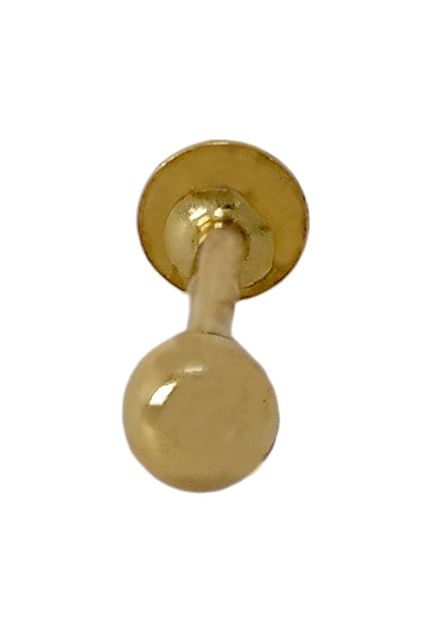 Piercing labial oro amarillo 18 ktes modelo bola precios baratos 019_4331