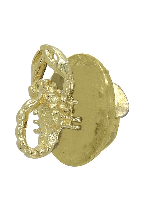 ping de oro amarillo 18 kilates escorpion vista con clip 037_B4317_01