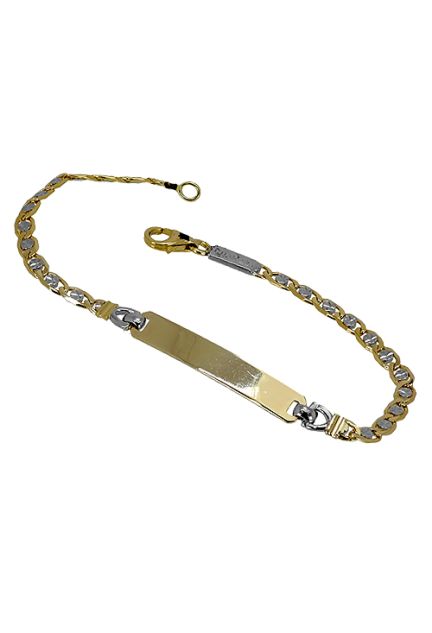 Pulsera de oro 18 ktes, esclava para nina, especial primera comunion - foto 3 - rfcia.003_0218