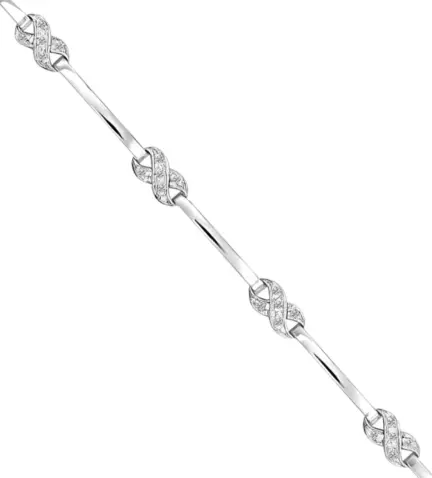 pulsera de oro blanco 18 ktes con entrepiezas trenzadas de brillantes 139_0429-PU_010