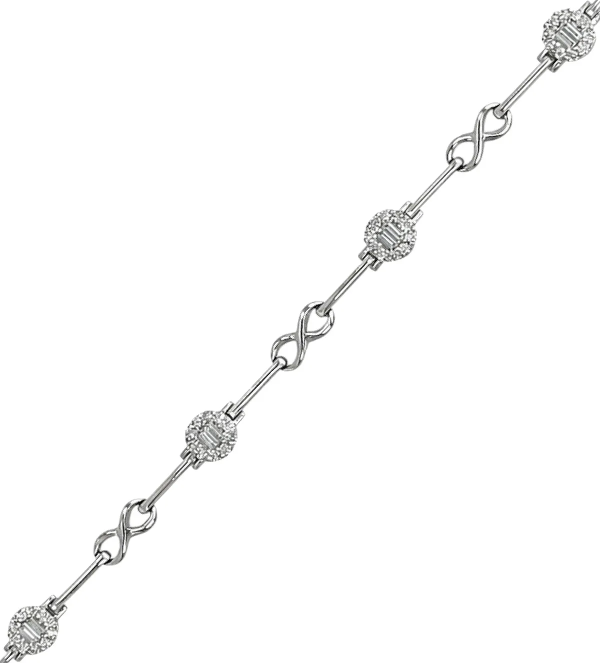 Pulsera de oro blanco 18k con diamantes 210_020-886 pulsera de oro blanco 18k con diamantes naturales talla baguette y talla brillante 210_020-886_02