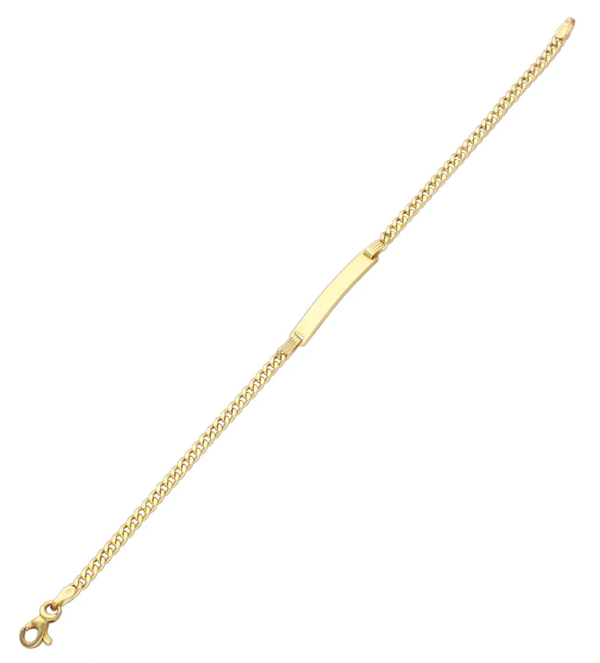Pulsera de oro 18K con chapa para grabar 003_0020 pulsera-de-oro-con-chapa-003_0020 toma extendida