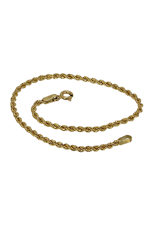 Pulsera de oro tipo cordón salomónico. 003_2-19 Pulsera de oro tipo cordon salomonico - foto 1 - rfcia.003_2-19