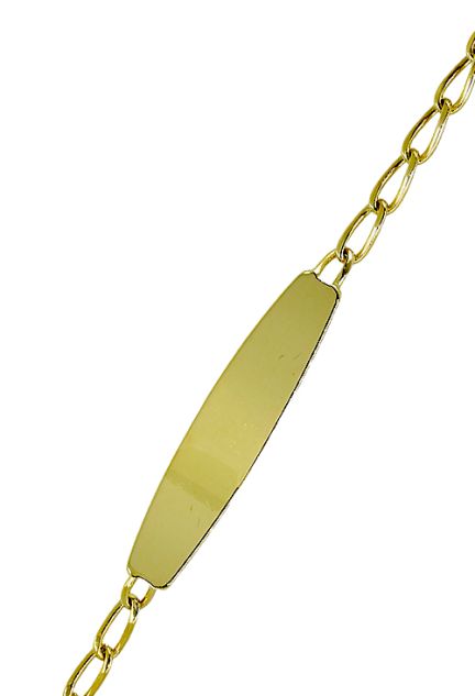 Pulsera en oro 18K, esclava eslabon bilbao, nina, mujer - foto 04 - rfcia 003_0803