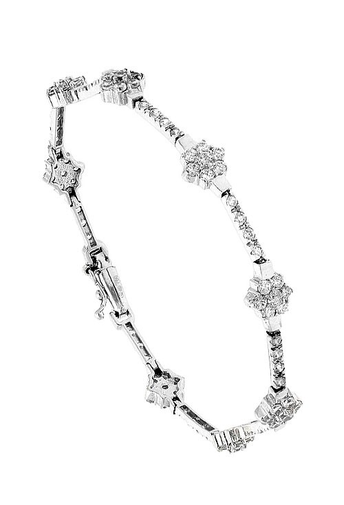 Pulsera oro blanco 18 kilates 003_1193-P pulsera-oro-blanco-18-kilates-con-circonitas-tipo-princesa-foto-principal-precio-especial-barato-para-venta-en-joyeria-online-003_1193-p