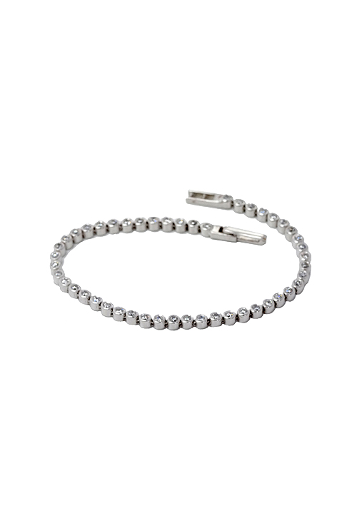 Pulsera oro circonitas tipo princesa 003_P49080 Pulsera oro, con piedras, princesa - foto 3 - rfcia.003_P49080