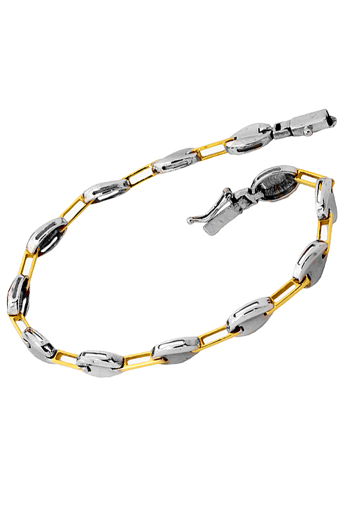 Pulsera oro blanco con eslabones y entrepiezas 017_488BR0131 Pulsera oro, eslabones, entrepiezas - foto 1 - rfcia.017_488BR0131