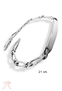 Pulsera plata ley sin piedras esclava rfcia.126_BP(1-1)(6)200CH