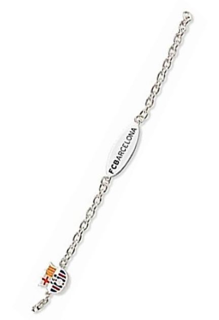 Pulsera plata, sin piedras, cadena. 033_10-065 (Pulseras) foto extendida