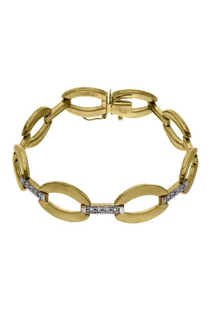 pulsera de mujer oro bicolor 18 kilates con circonitas 045_09346247-19_01