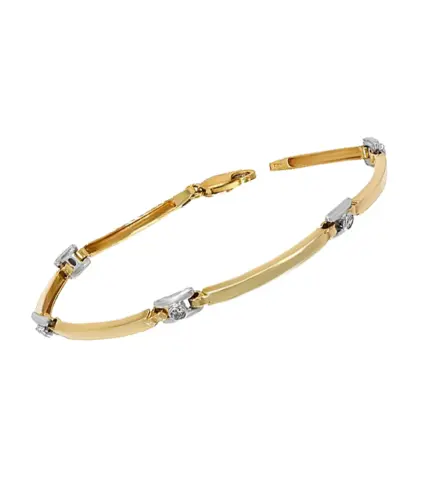 pulsera de oro con diamantes vista principal para web 192_Z4506