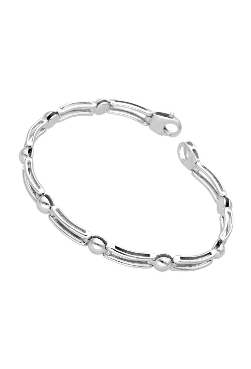 Pulsera oro blanco de entrepiezas 083_JI004 venta online Pulsera oro blanco de entrepiezas. 083_JI004