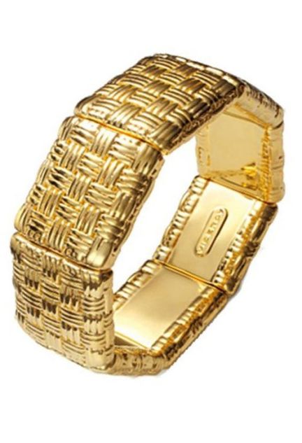 Pulsera Viceroy semirigida Chapada en color oro B1003P000-06