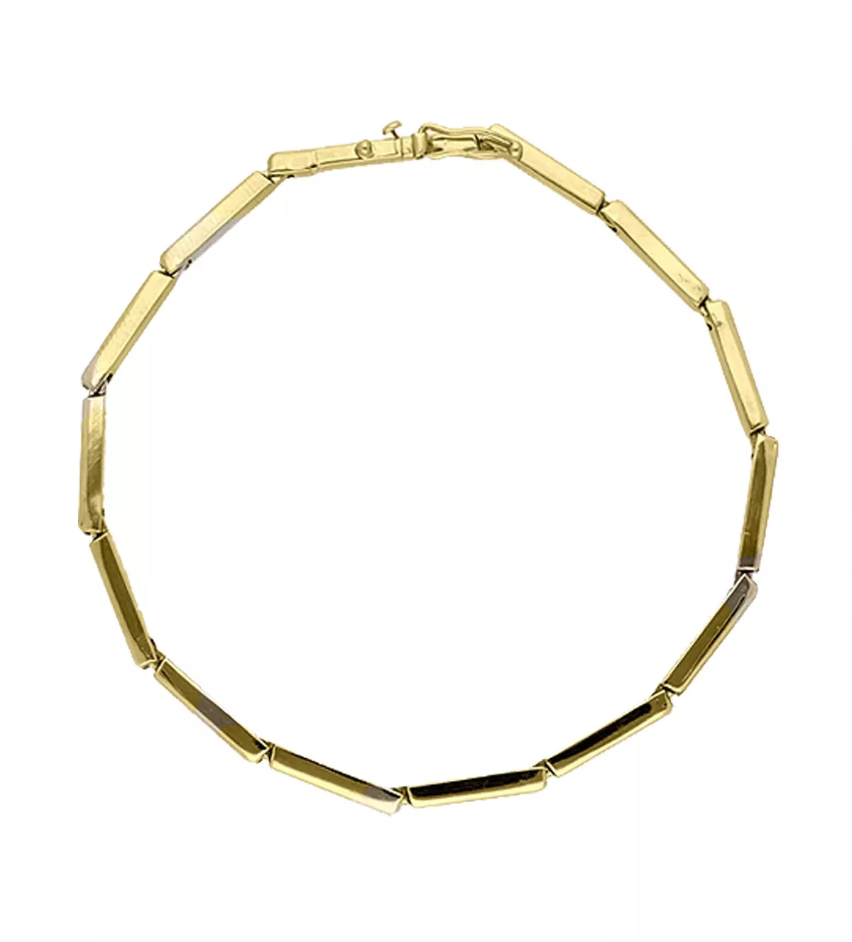 pulsera de oro amarillo 18k Dia y Noche toma cenital