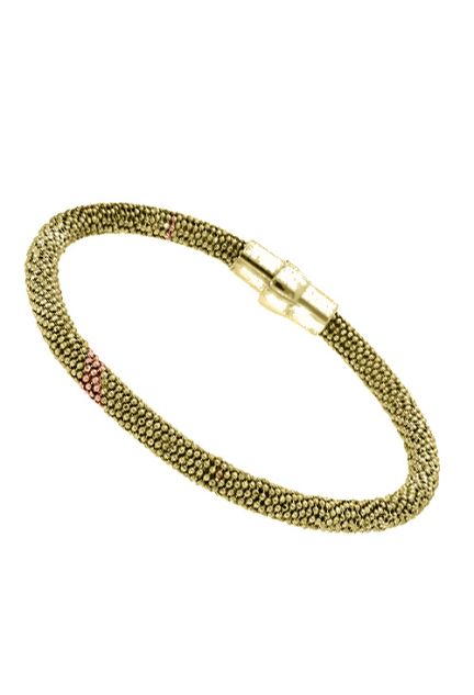 pulsera plata chapada en tono oro amarillo cordon granulado vista oblicua 200_3260-3_02