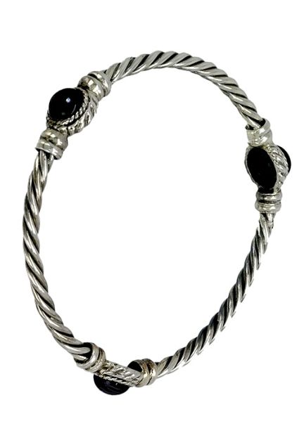 Pulsera plata con topacios 097_E182-003-2