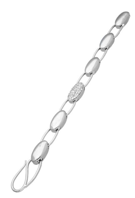 pulsera plata de ley con circonitas acabado rodio foto extendida precio barato joyeria online 132_72634-PU_01