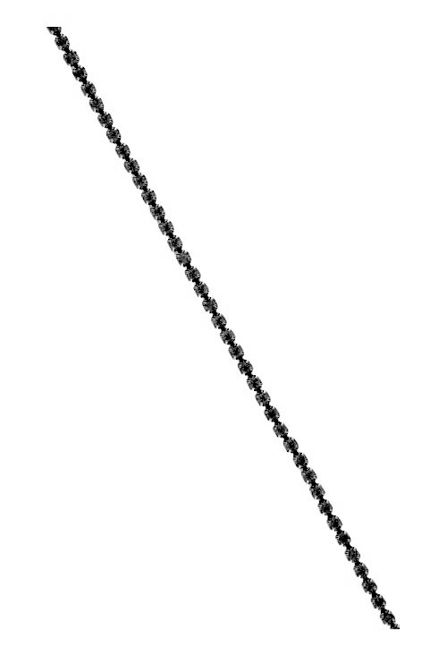 Pulsera plata rodio negro 1083P500-25 pulsera plata rodio negro y cristales swarovski 152_1083P500-25_01 foto tramo