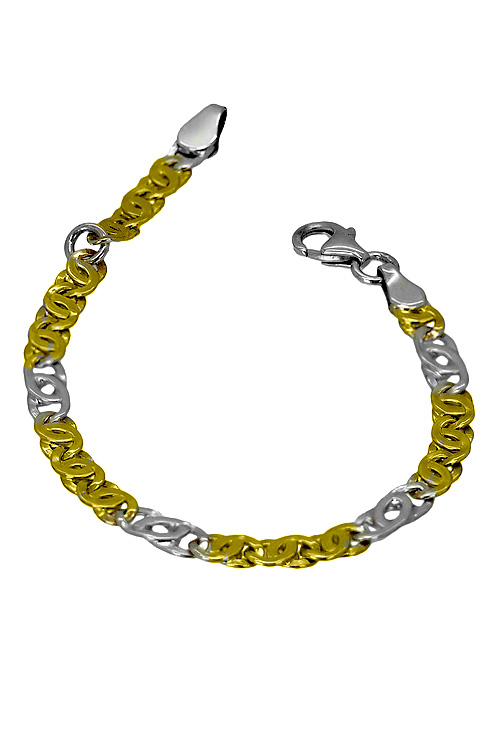 Pulsera de plata y oro para niña 243_935-00039 Pulsera de plata y oro para niña 243_935-00039