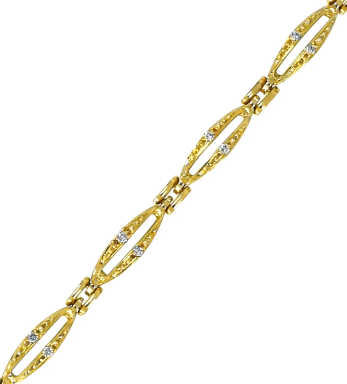 Pulsera de oro amarillo con diamantes 192_Z4543 pulserade oro 18k con diamantes naturales talla brillante 192_Z4543_04