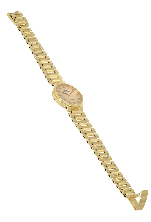 Reloj de oro para mujer marca Herodia pulsera y caja en oro de ley 3368
