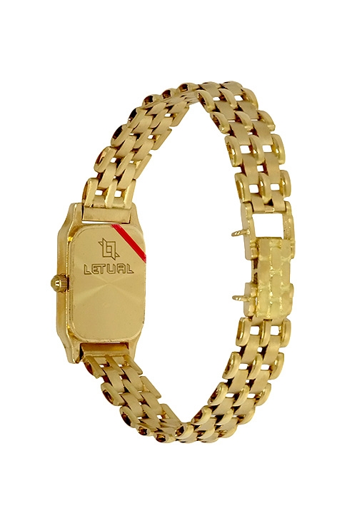 Reloj para mujer marca LETUAL caja y pulsera en oro 18K venta online joyas de mujer 109_T-0129