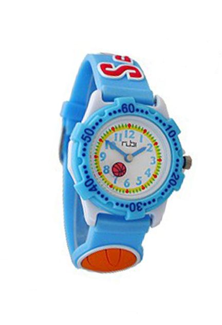 Reloj infantil analógico de cuarzo motivo baloncesto 403_403001-5