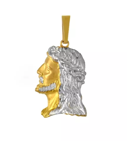 santa faz oro bicolor 18k vista principal