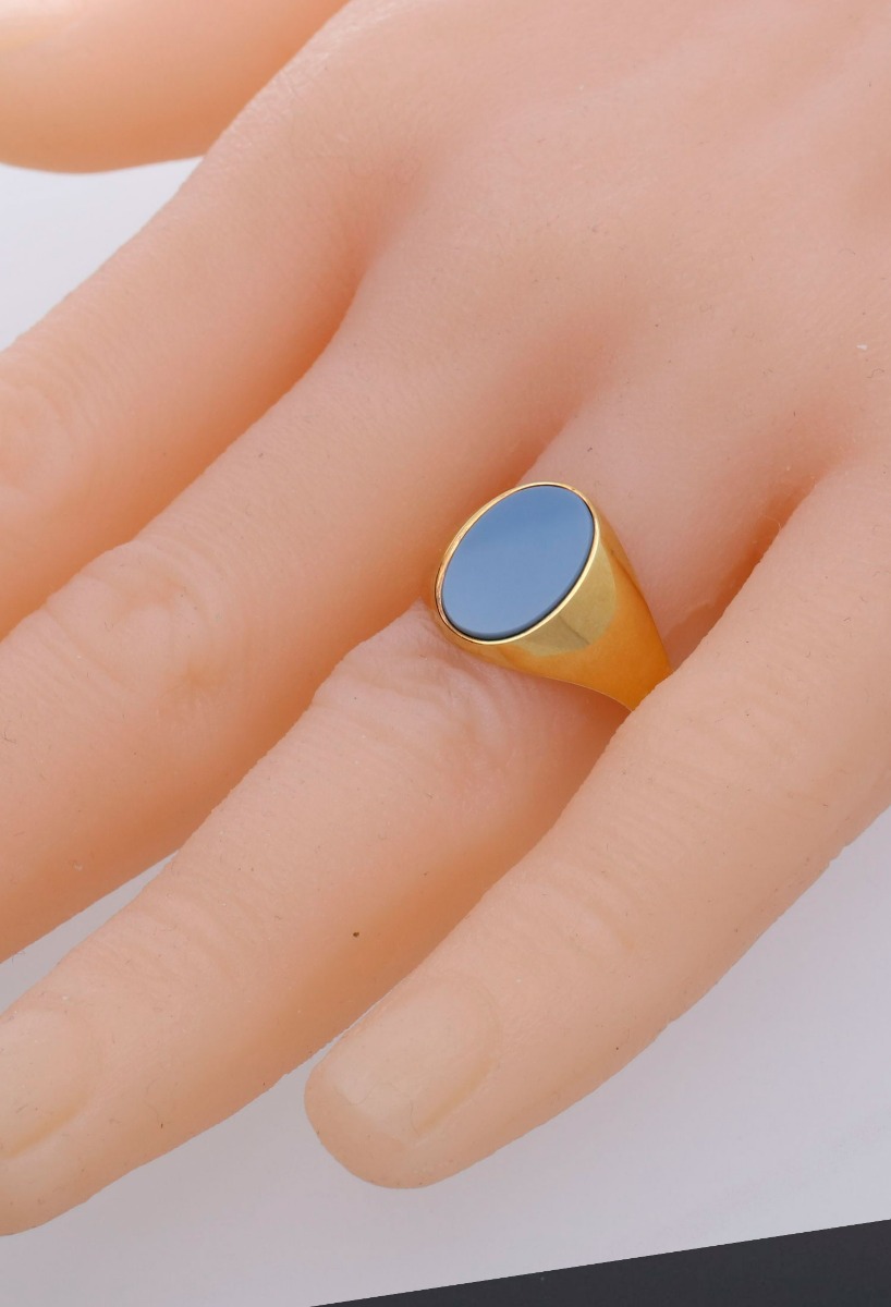 sello de oro amarillo 18 ktes agata bicolor para hombre vista mano maniqui 002_21-S_01