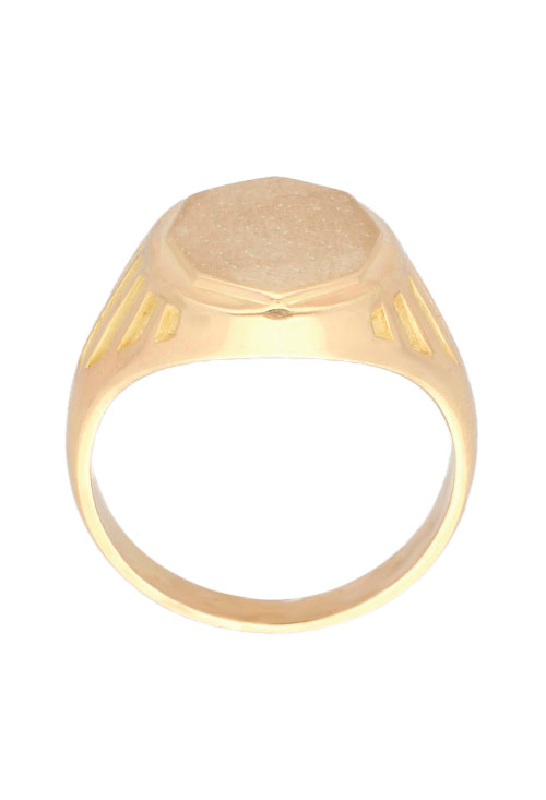 Anillo oro amarillo, sello para hombre 081_01358 sello para hombre oro amarillo 18 kilates foto cenital 081_01358_02