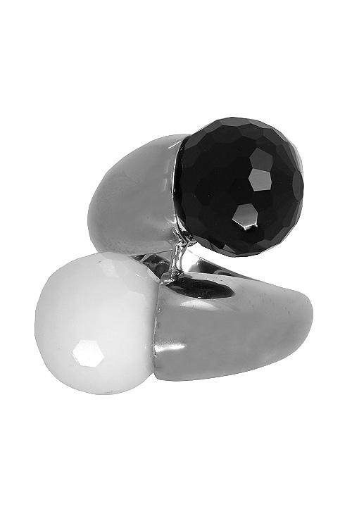 Anillo plata ley ágatas negra y blanca 103_NSR470AGATAONIX sortija de plata con agatas blancas y negras vista principal precio especial joyeria online 103_NSR470AGATAONIX