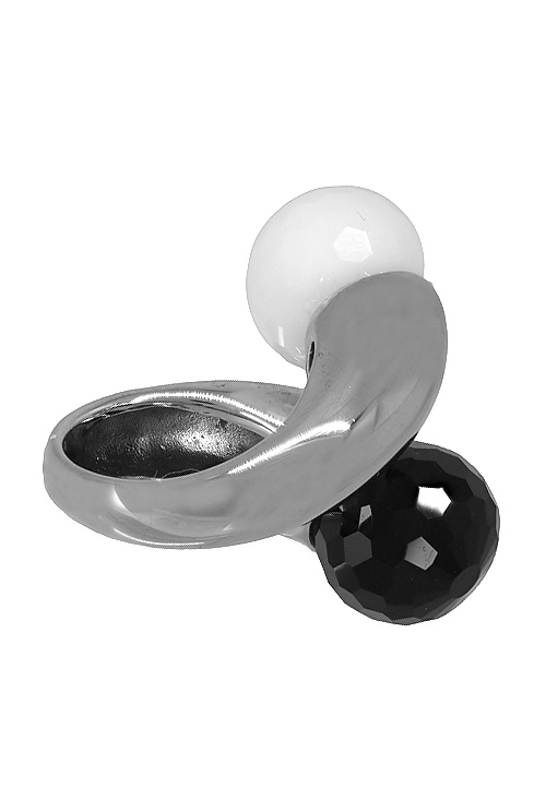 Anillo plata ley ágatas negra y blanca 103_NSR470AGATAONIX sortija de plata con agatas blancas y negras vista tumbada precio especial joyeria online 103_NSR470AGATAONIX_03