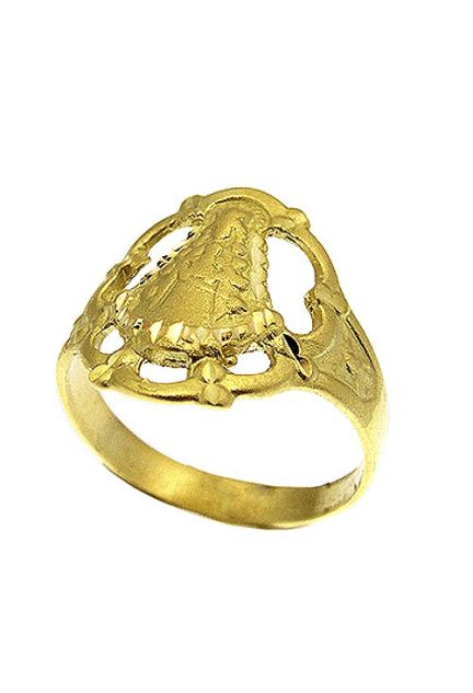 sortija Virgen del Rocio oro amarillo 18 ktes foto principal 156_ROCIO