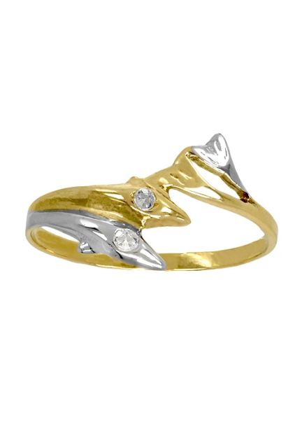 sortija oro bicolor delfines 139_0074-S