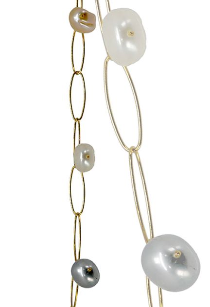 Tobillera en oro de 18 kilates con perlas - foto 04 - rfcia 057_10162