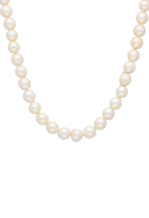 collar perlas cultivadas akoya con reason oro 18k fotografia caida para venta en joyeria online