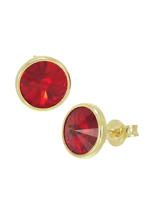 Pendientes de plata con cristal checo Light Siam para mujer o niña A2791-23T joyas de mujer a precios baratos