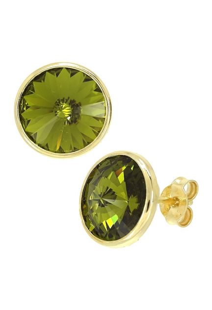 dormilonas victoria cruz en plata de ley y cristal swarovski color olivine a precios baratos para venta online