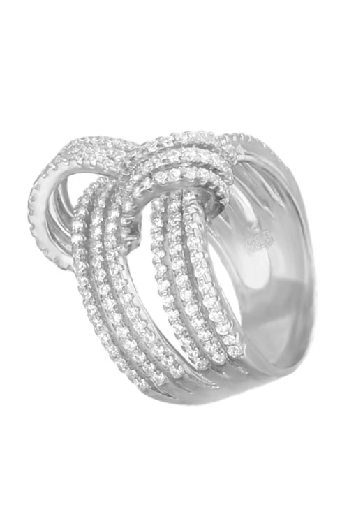 anillo de plata con circonitas nudo galerias 252_CZ102-03_01