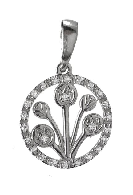 Colgante plata ley, dije con piedras - foto 3 - rfcia.022_018-Z