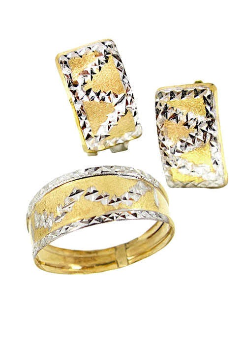 juego de sortija y pendientes para mujer oro 18 kilates 085_0113183