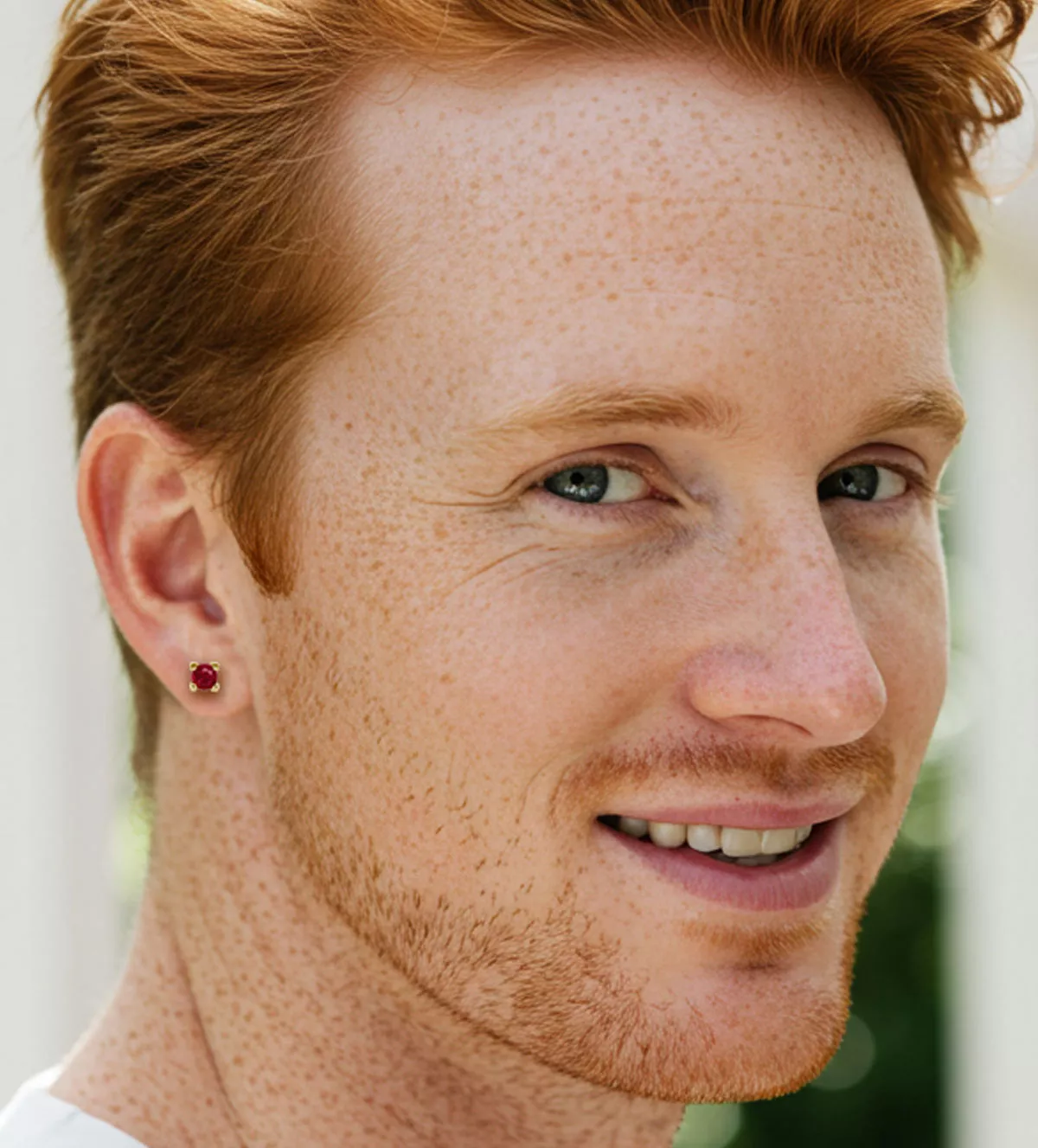 Pendientes de oro 18k y rubíes 095_428037 Pendientes de oro 18k y rubíes 095_428037 - Imagen 2