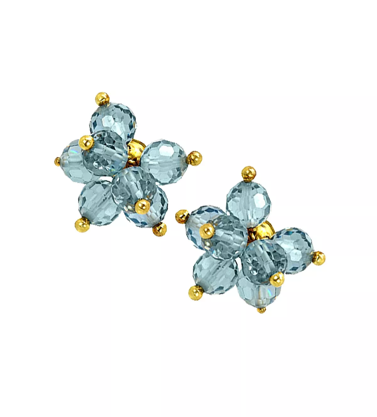 Pendientes de oro: el regalo estrella para el Día de Reyes 2026 Pendientes de oro "Racimo Azul"