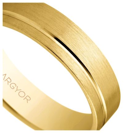 Alianza de oro 18 kilates. mate y brillo 5mm - foto 04 - rfcia 045_5150316