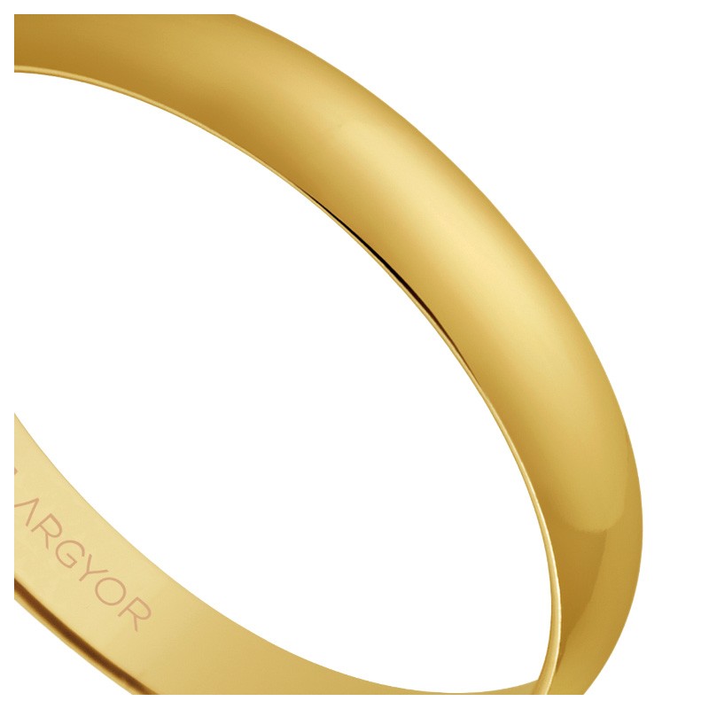 Alianza de oro amarillo 3mm. Argyor 50302 Alianza de oro amarillo 18 kilates. 3mm brillo - foto 04 - Argyor 50302