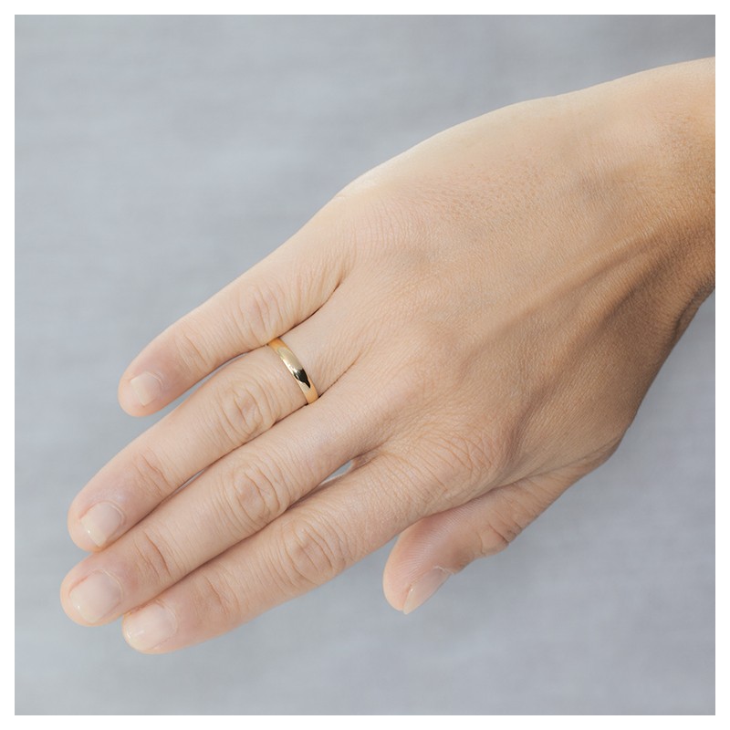 Alianza de oro amarillo 3mm. Argyor 50302 Alianza de oro amarillo 18 kilates. 3mm brillo - foto 05 - Argyor 50302