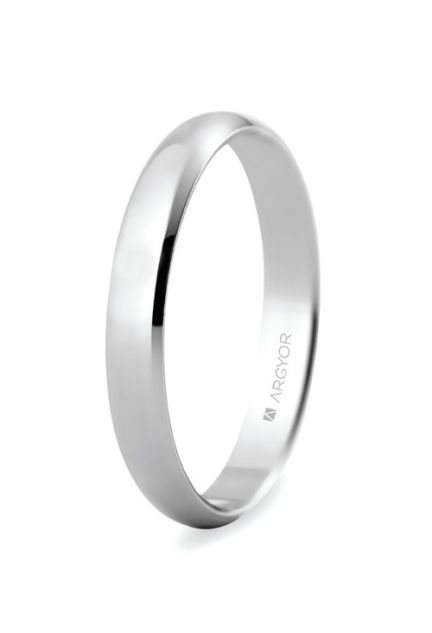 Alianza de boda en oro blanco 18 ktes - foto 3 - rfcia. 5B305