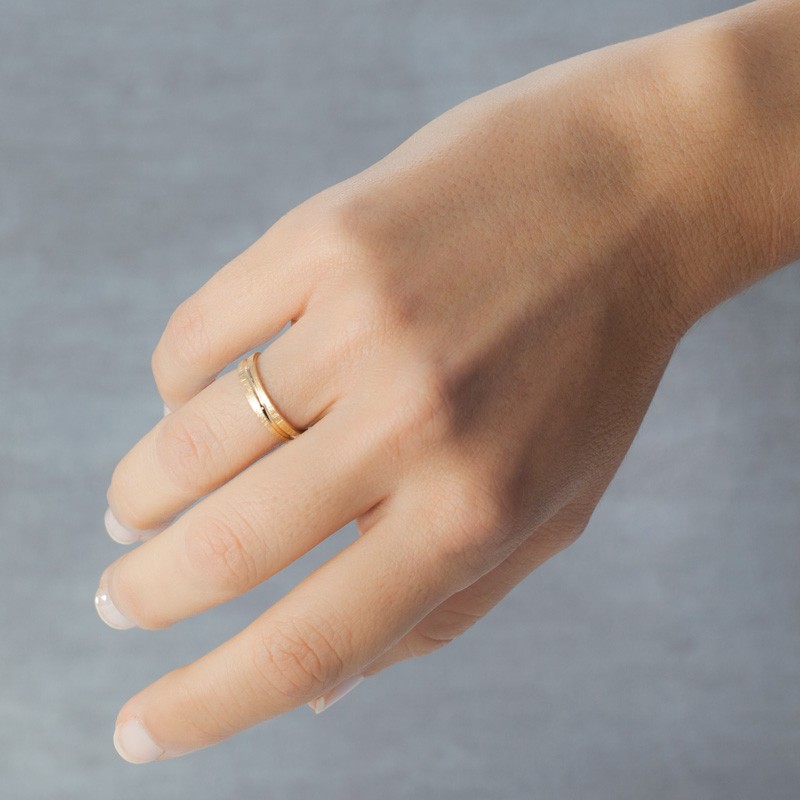 Alianza para boda oro amarillo 4mm. Argyor 5140511 Alianza de oro amarillo 18 ktes - foto 05 - rfcia 045_5140511