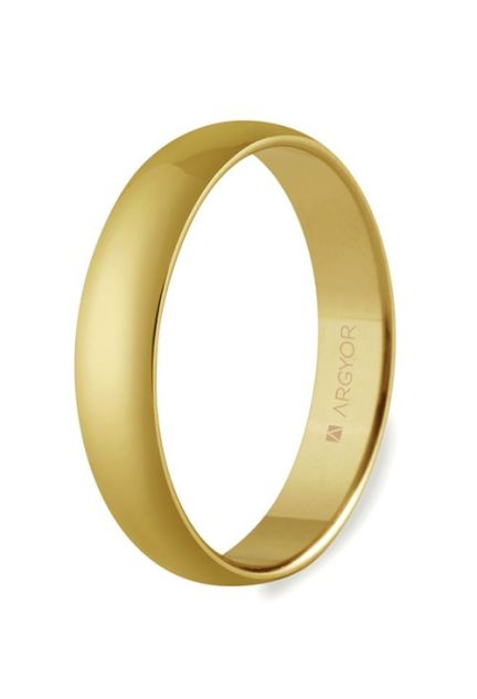 Alianza de oro amarillo 4 mm. brillo - foto 1 - rfcia.045_50405