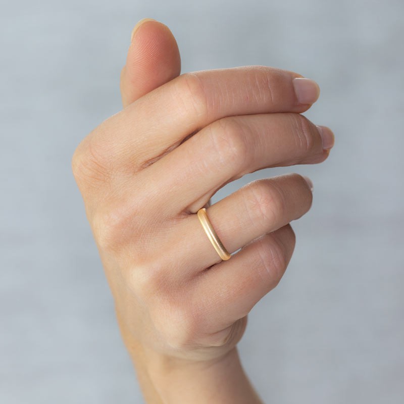 Alianza de oro amarillo 4mm. Argyor 50405T Alianza de oro amarillo acabado texturizado 4mm - foto 05 - Argyor rfcia 50405T